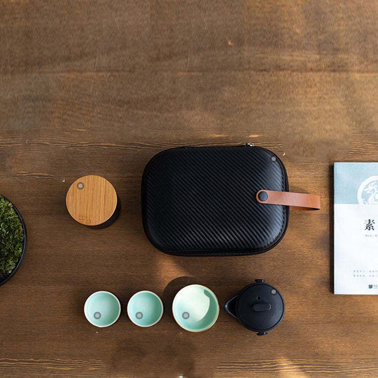 Kung Fu storage travel portable tea set