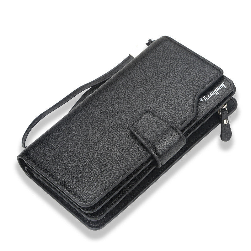 Men&#39;s Long European And American Large-capacity Clutch