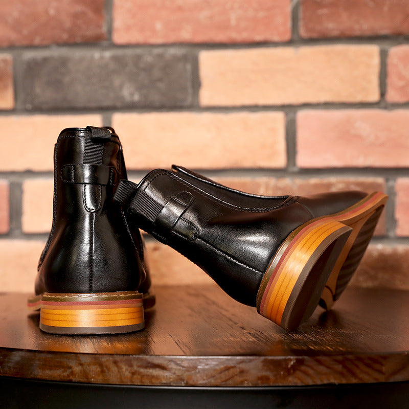 New Men&#39;s Fashionable Leather Shoes