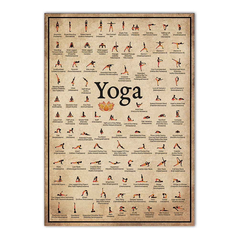 Retro Art Abstract Bedroom Living Room Canvas Painting