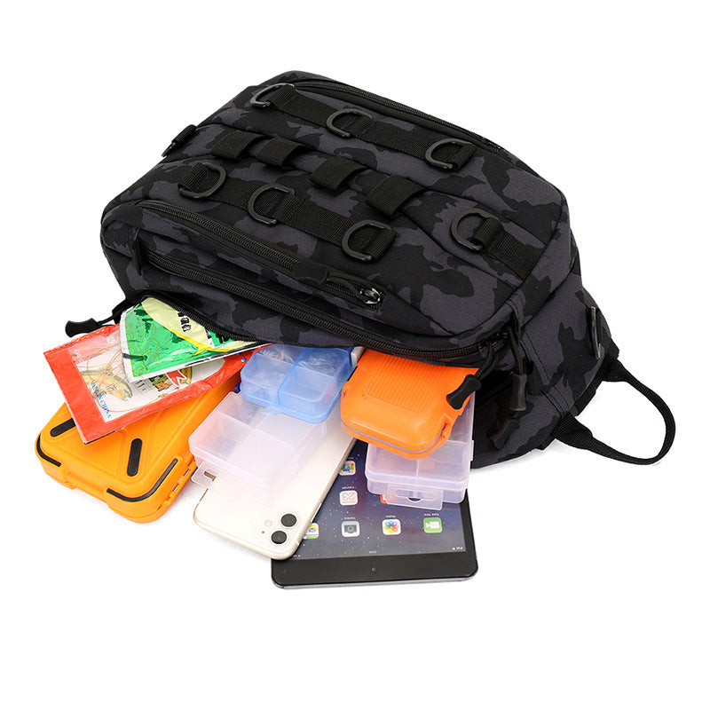 Outdoor Bag Fishing Lure Bag Messenger Chest Bag