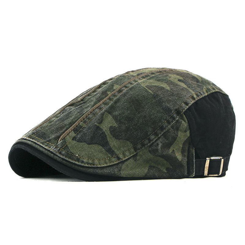 Camouflage Beret Hat Men&#39;s Wash Cap