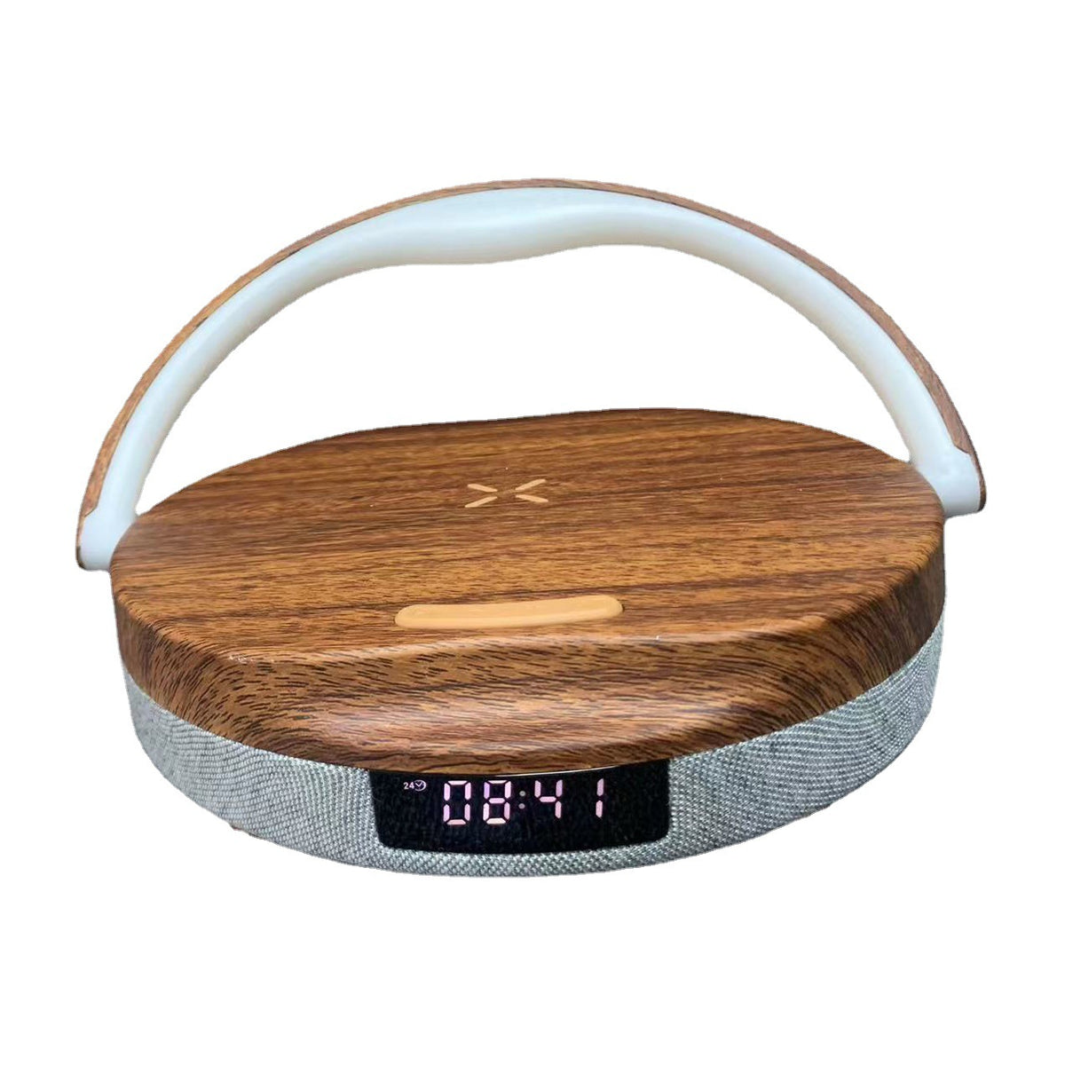 Bluetooth Speaker LED Wireless Charging Alarm Clock Multi-function