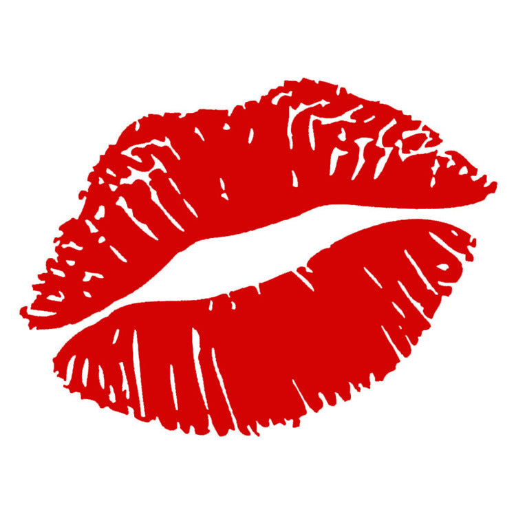 Bumper Stickers Fashion Sexy Red Lips Car Decoration Sticker Hood Scratch Occlusion Waterproof