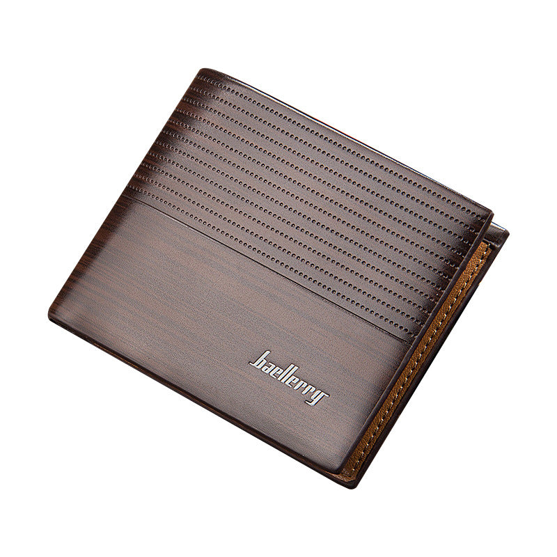 Casual men&#39;s wallet horizontal