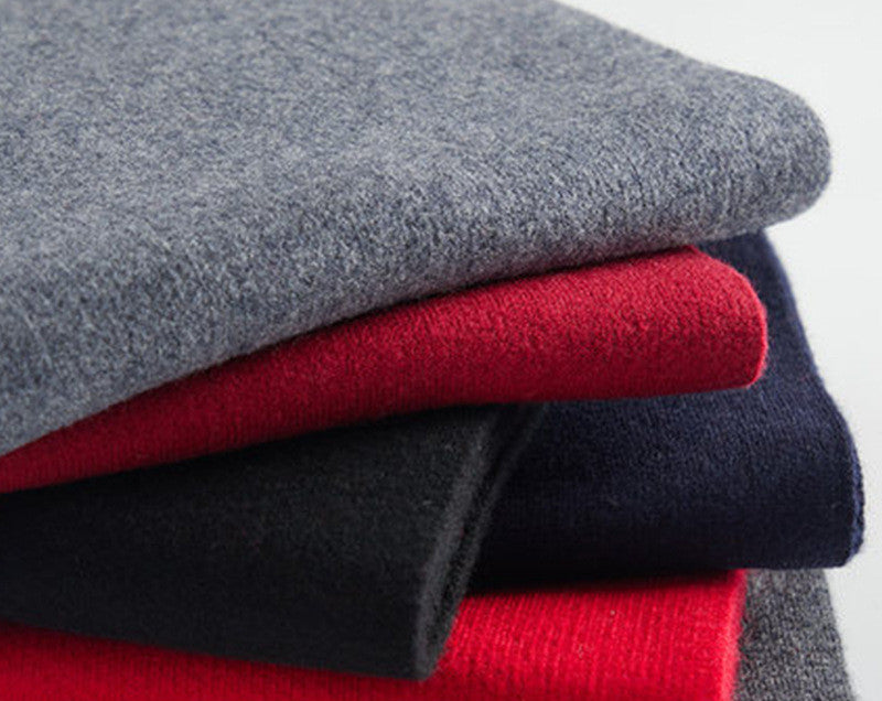 Pure Wool Men&#39;s Scarf All-match Knitting