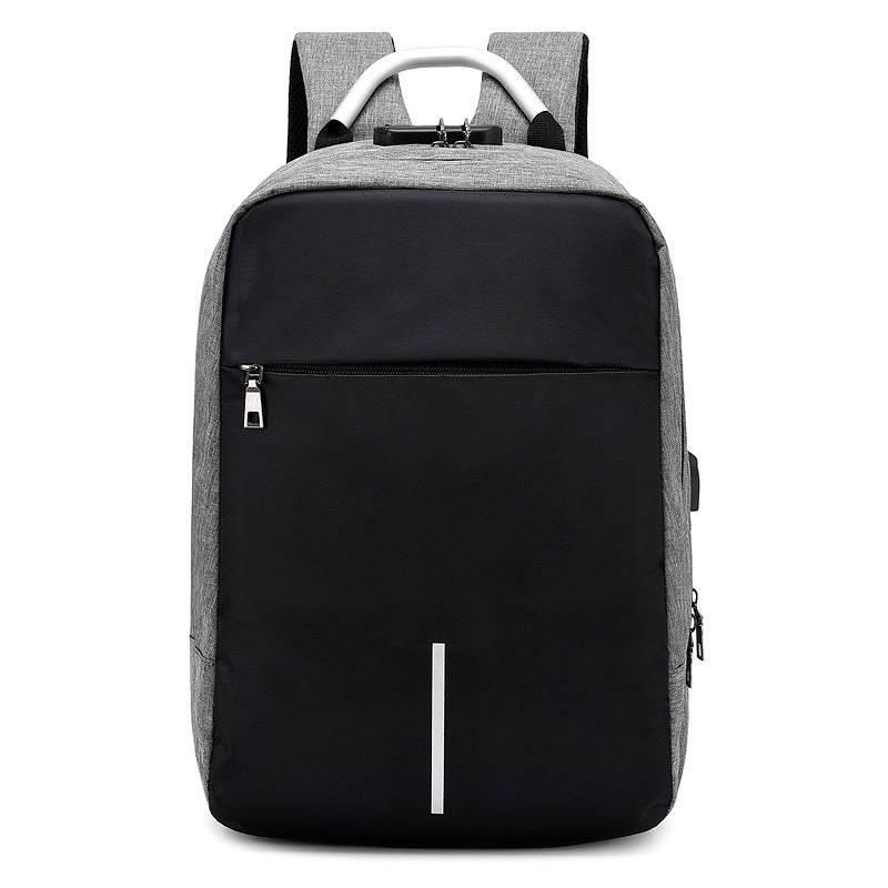 Men&#39;s Anti-theft Backpack Usb Notebook Bag