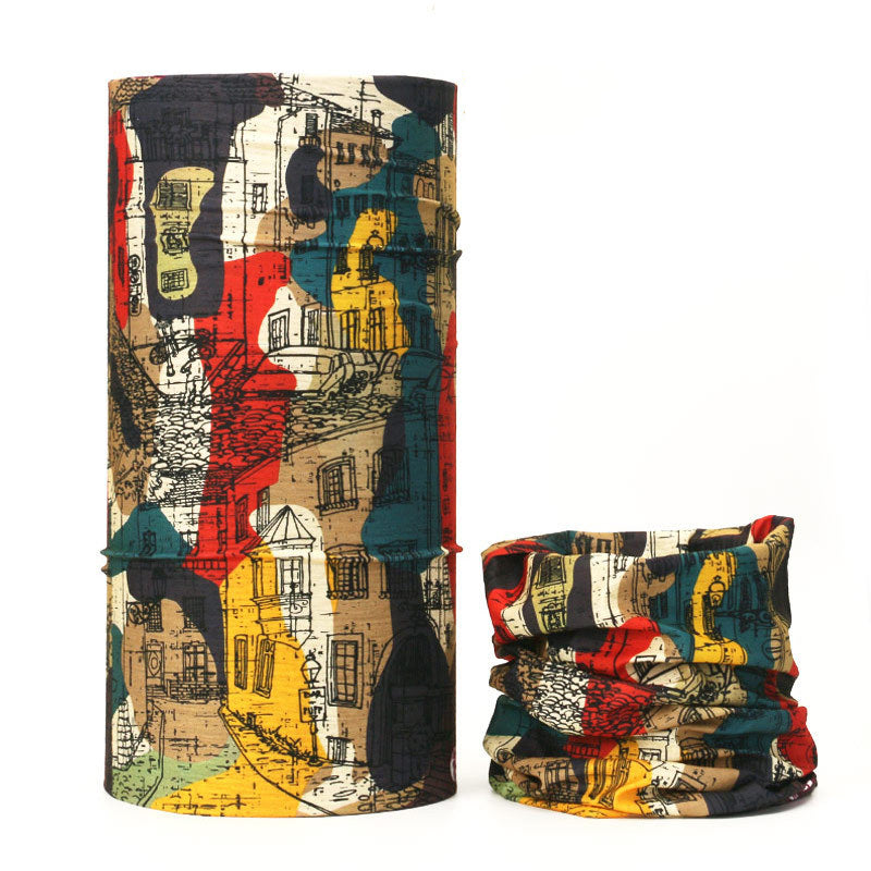 Sunscreen riding headscarf