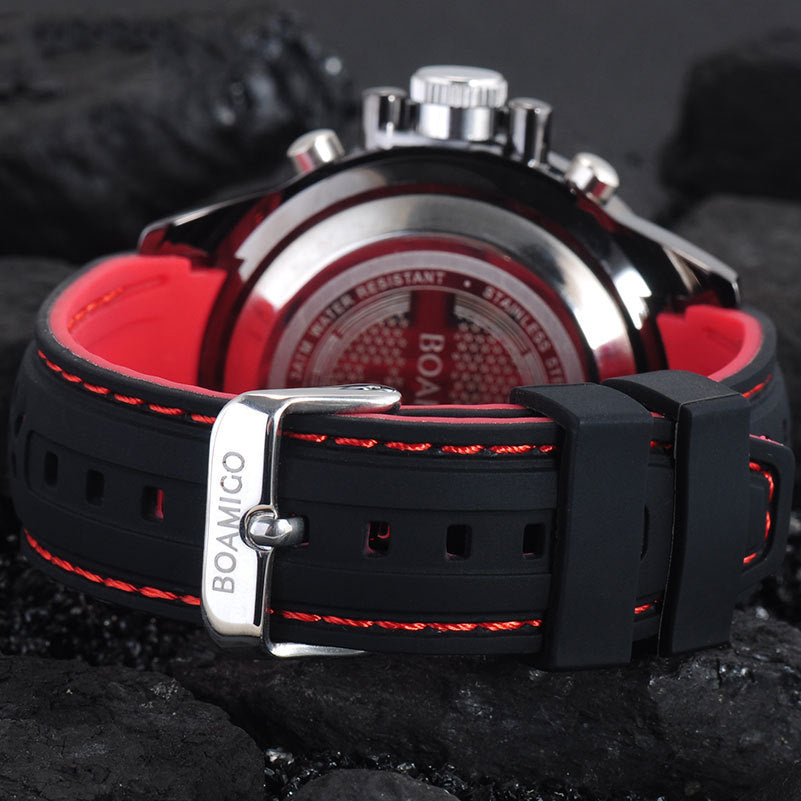 Men&#39;s Dual Display Electronic Quartz Watch
