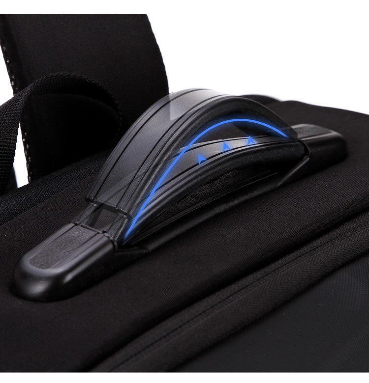 Alloy Frame Hard Shell Setting Men&#39;s Backpack