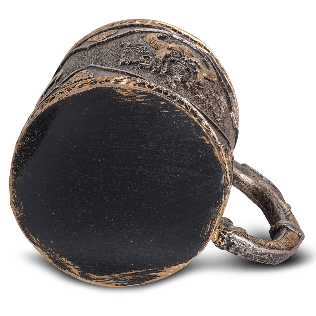 Tableware Viking Stainless Steel Liner Skull Wine Cup Resin