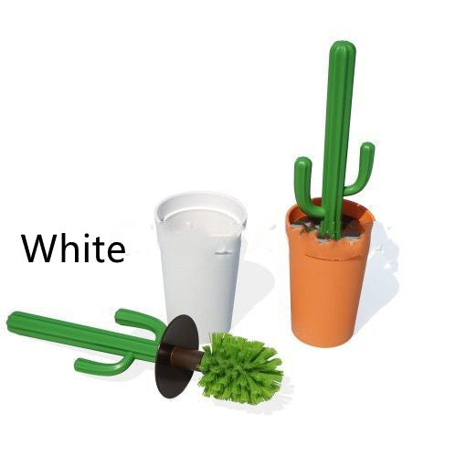 Plastic Cactus Toilet Brush Cactus Wastebasket