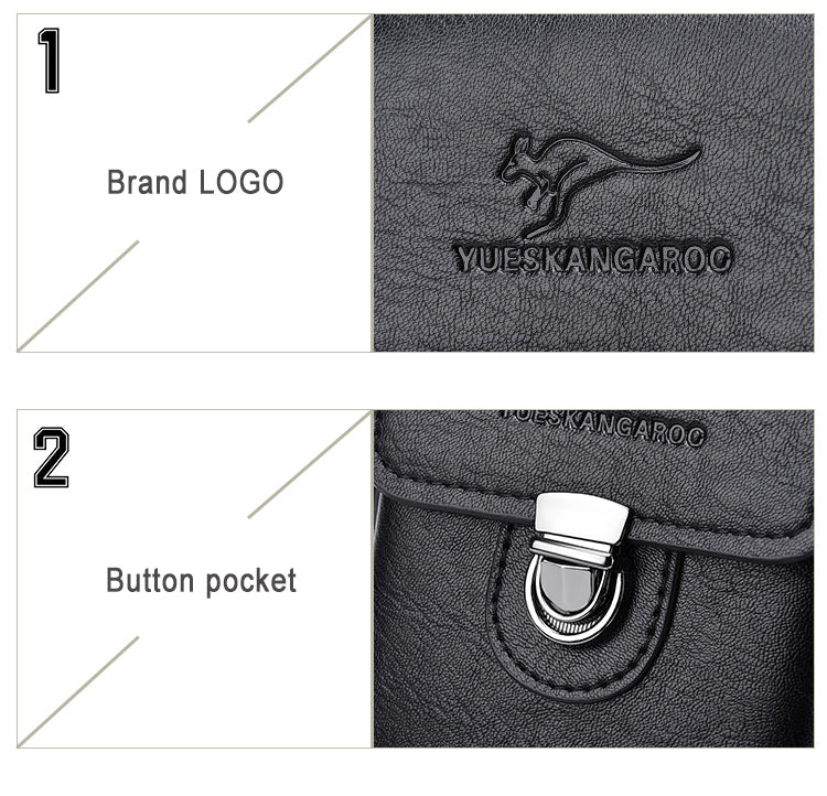 Men&#39;s Fashion Casual Mobile Phone Bag Messenger Bag