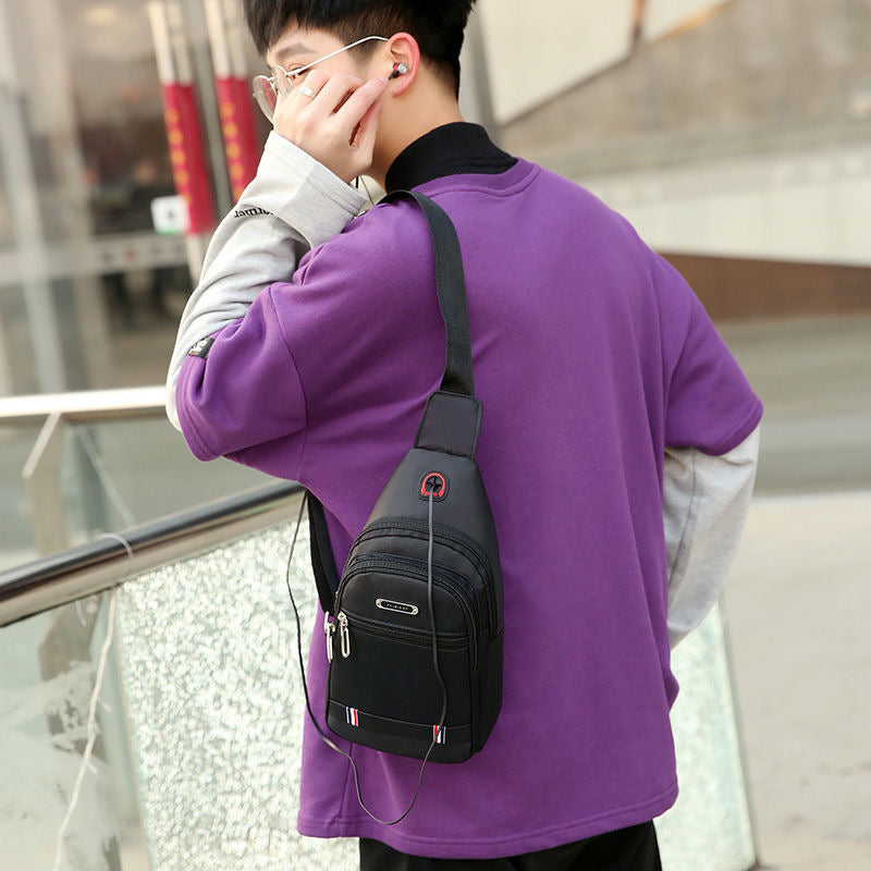 Men&#39;s One Shoulder Crossbody Chest Bag
