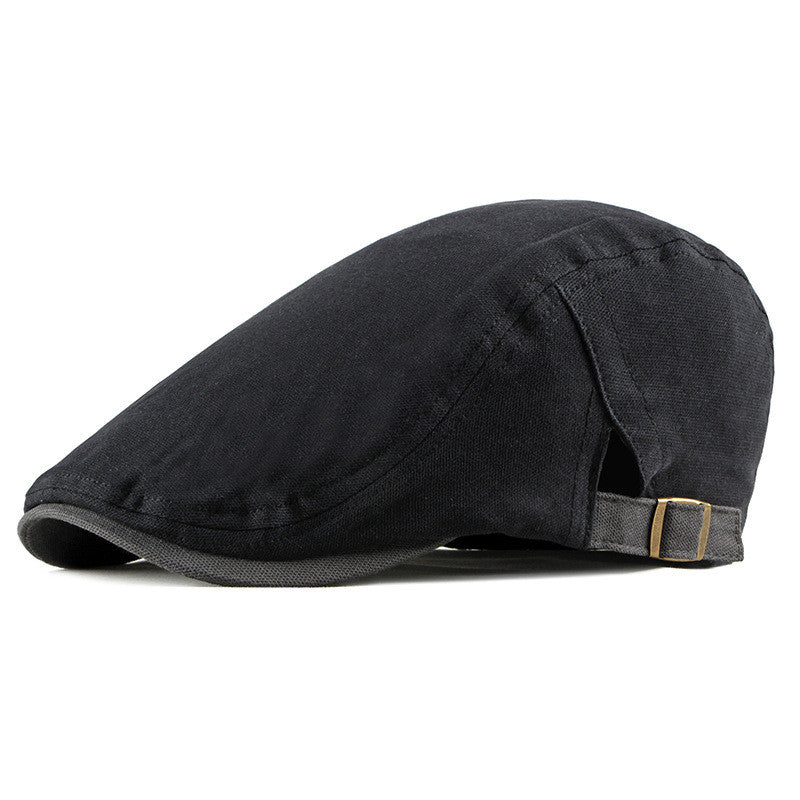 Thin Light Board Beret Hat Men&#39;s Casual