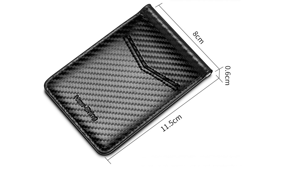 Leather driver&#39;s license card holder