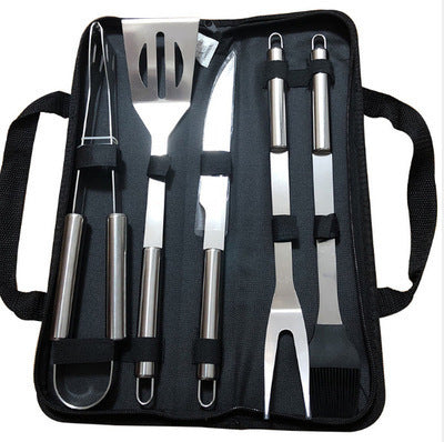 Household Outdoor Portable Portable Cloth Bag Stainless Steel Barbecue Tool Combination
