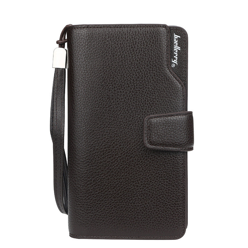Men&#39;s Long European And American Large-capacity Clutch