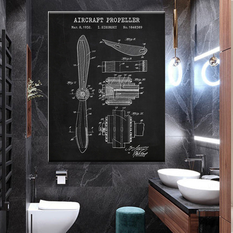 Abstract Art Living Room Kitchen Canvas Painting