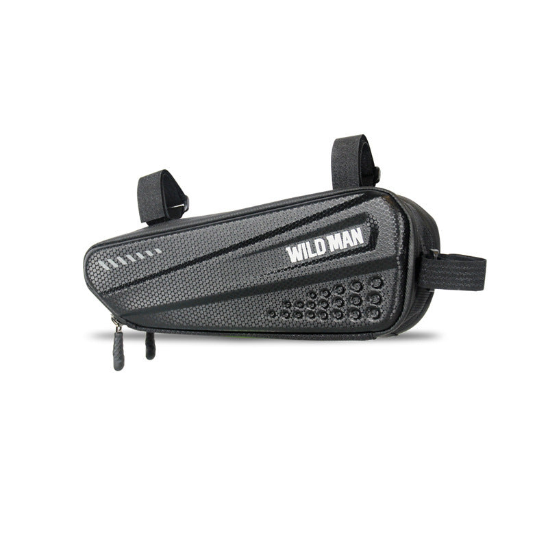 WILD MAN Bicycle Bag Hard Shell Triangle Bag Mountain Bike Front Beam Bag Road Bike Pack Cycling Fixture Cross Border