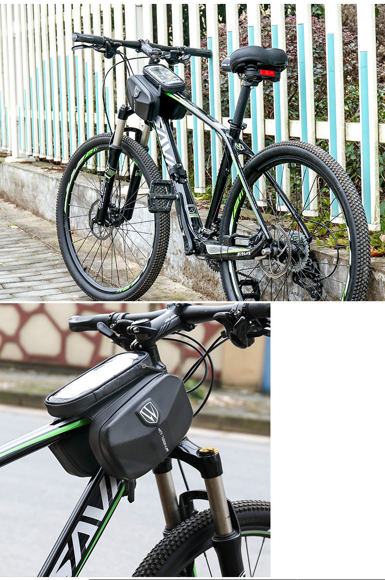 EVA hard shell water repellent bicycle beam bag