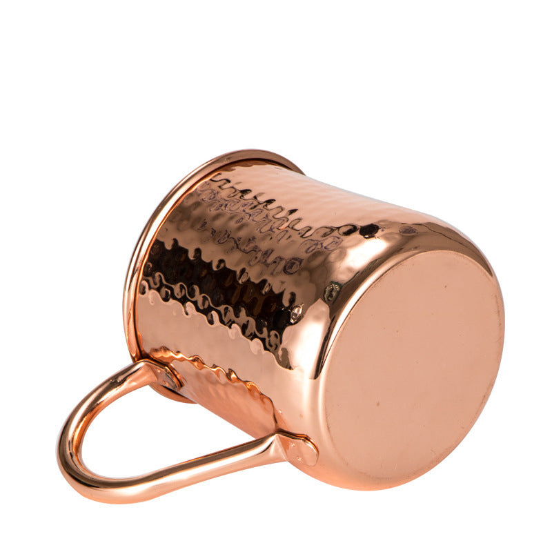 Single Layer Outer Copper-plated Rose Gold Cocktail Glass, Daily Necessities Wine Set Wine Glass