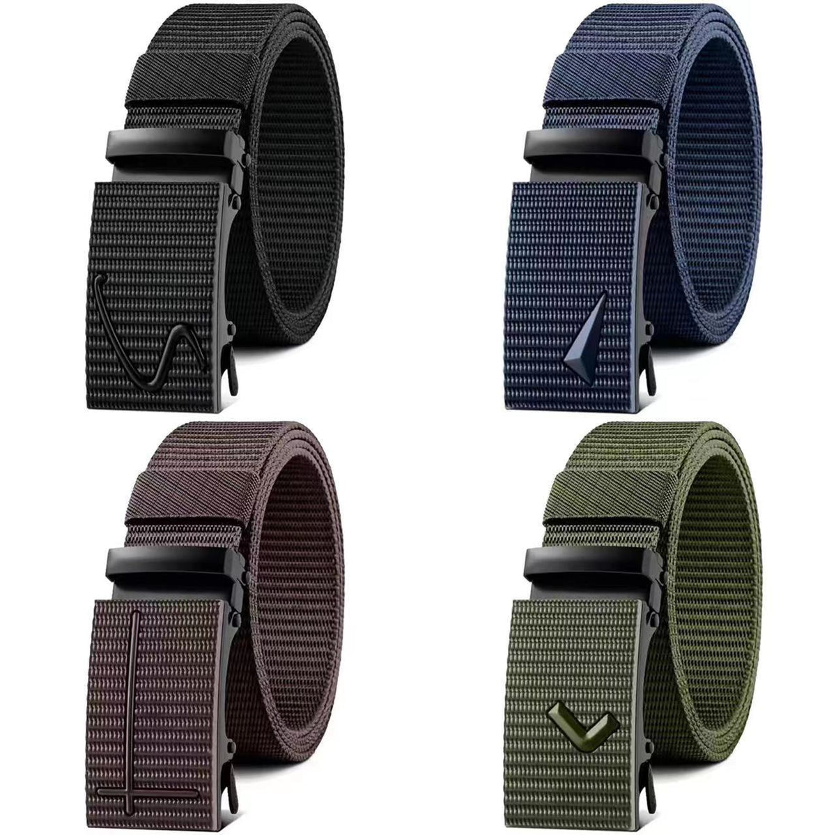 Men&#39;s Automatic Buckle Outdoor Canvas Belt