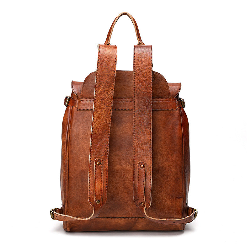Fashion Leather Casual Business Men&#39;s Backpack