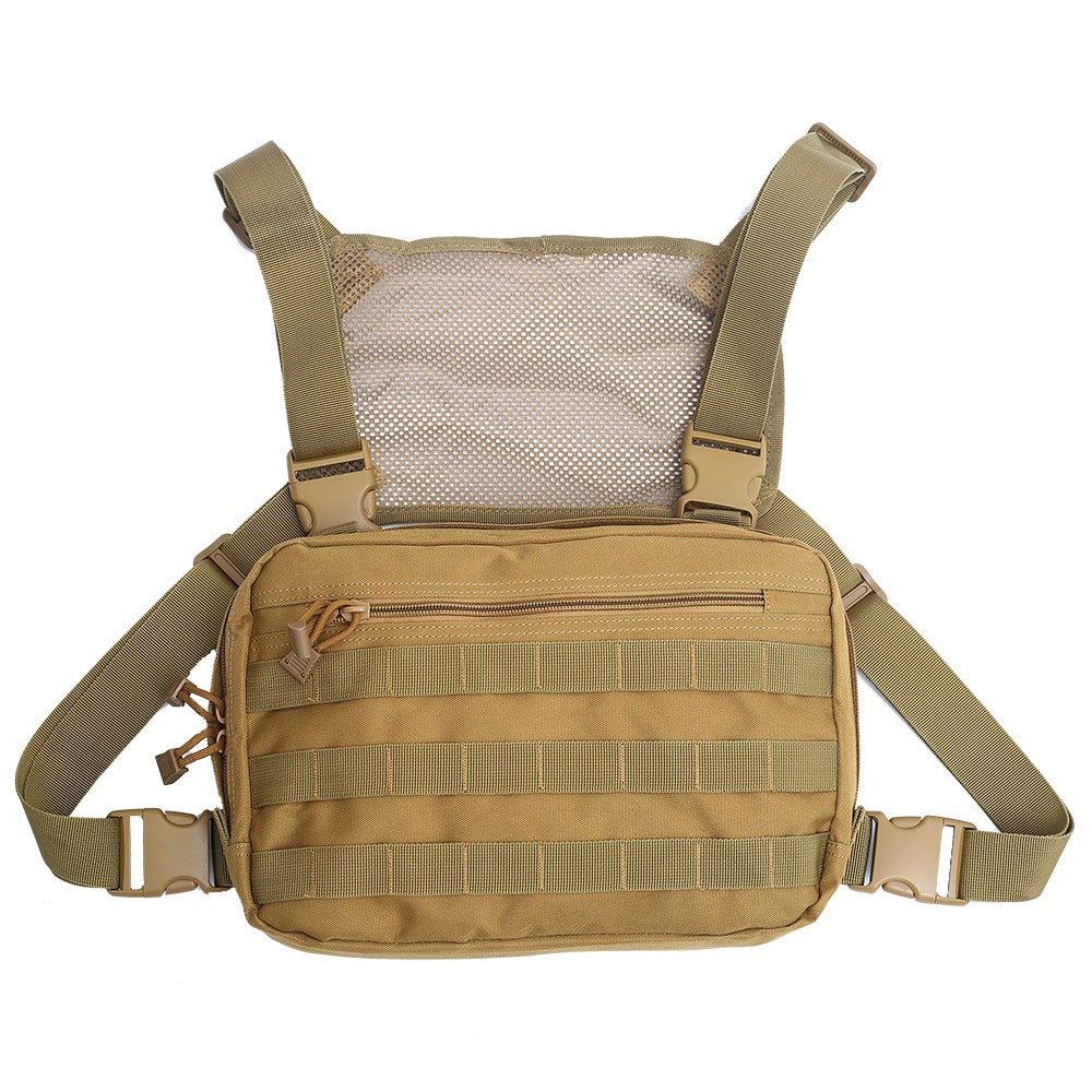 Tactical Outdoor Chest Pocket Practical And Convenient Mesh Breathable Chest Bag