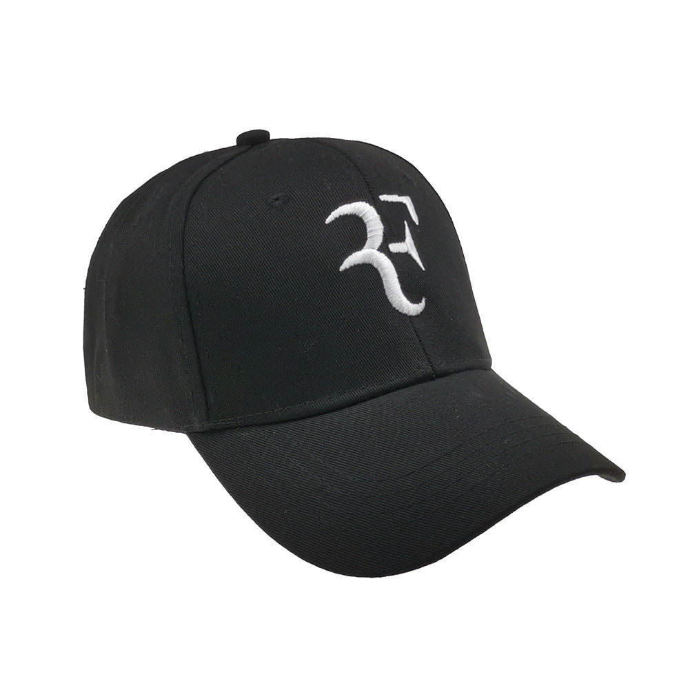 F embroidery multicolor baseball cap