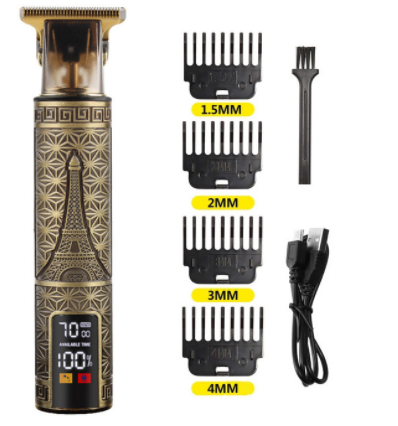 T9 Hairdresser Shaver Carving Mark