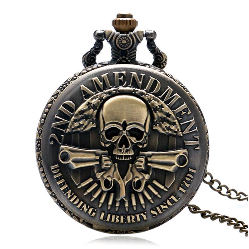 2nd Amendment Vintage Pocket Watch