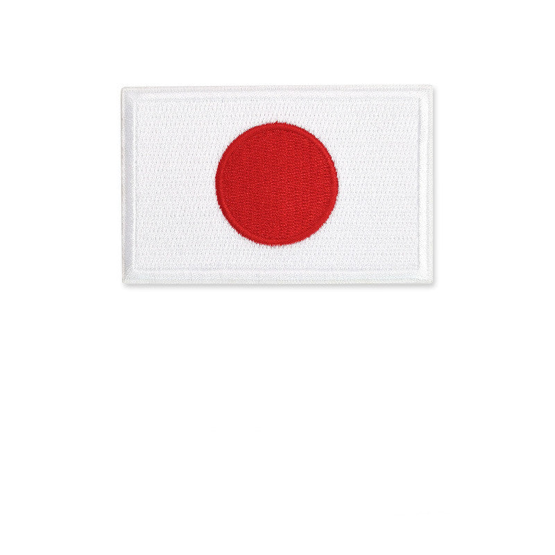 Embroidered National Flag Armband Hat Patch