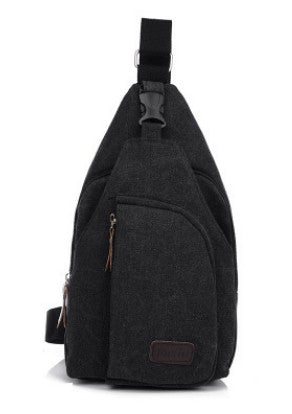 Men&#39;s chest, foreign trade, New Sports Leisure Canvas slanting bag, Korean version, single shoulder bag, men&#39;s backpack, men&#39;s bag.
