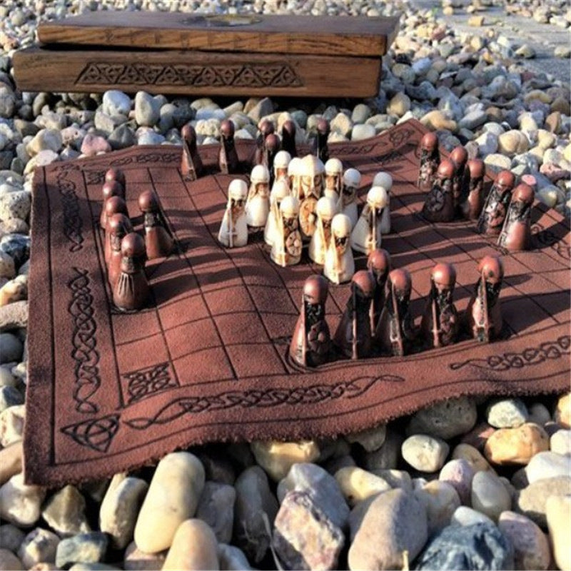 Viking Chess King&#39;s Table Resin Crafts Home Interior Decoration Ornaments