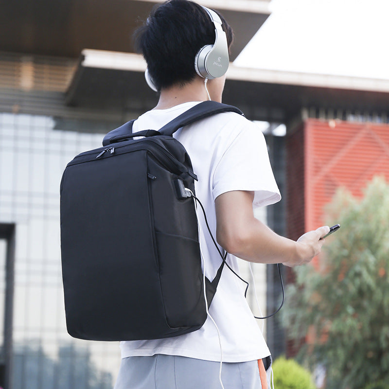 Men&#39;s backpack fashion leather backpack