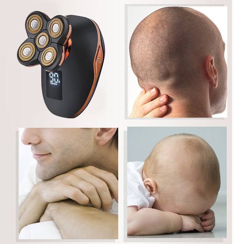 LCD digital display electric shaver