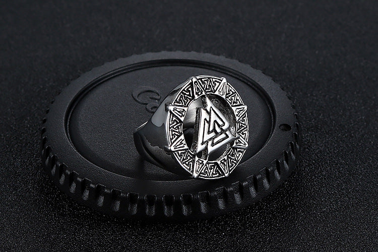 Viking warrior men&#39;s ring