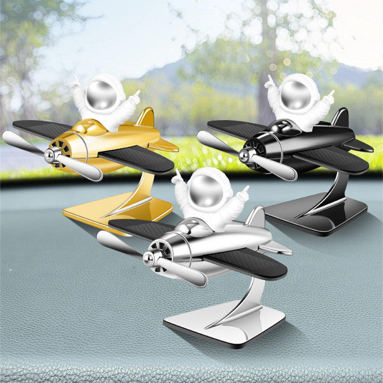 Car Astronaut Solar Airplane Aromatherapy Ornament