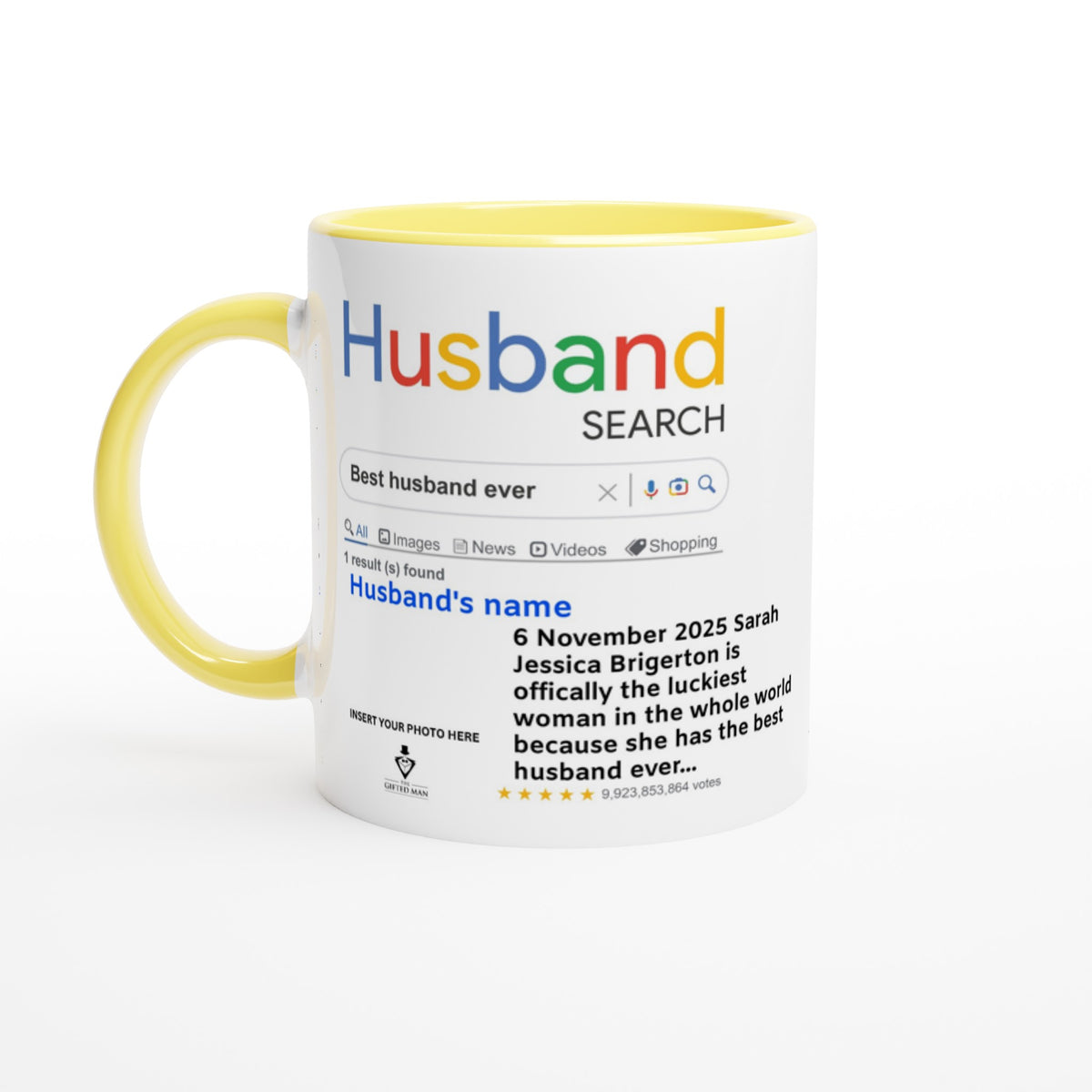 Personalized Husband Google Search Mug