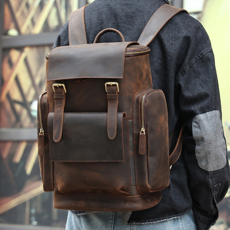 Retro Men&#39;s Backpacks For Large-capacity Travel