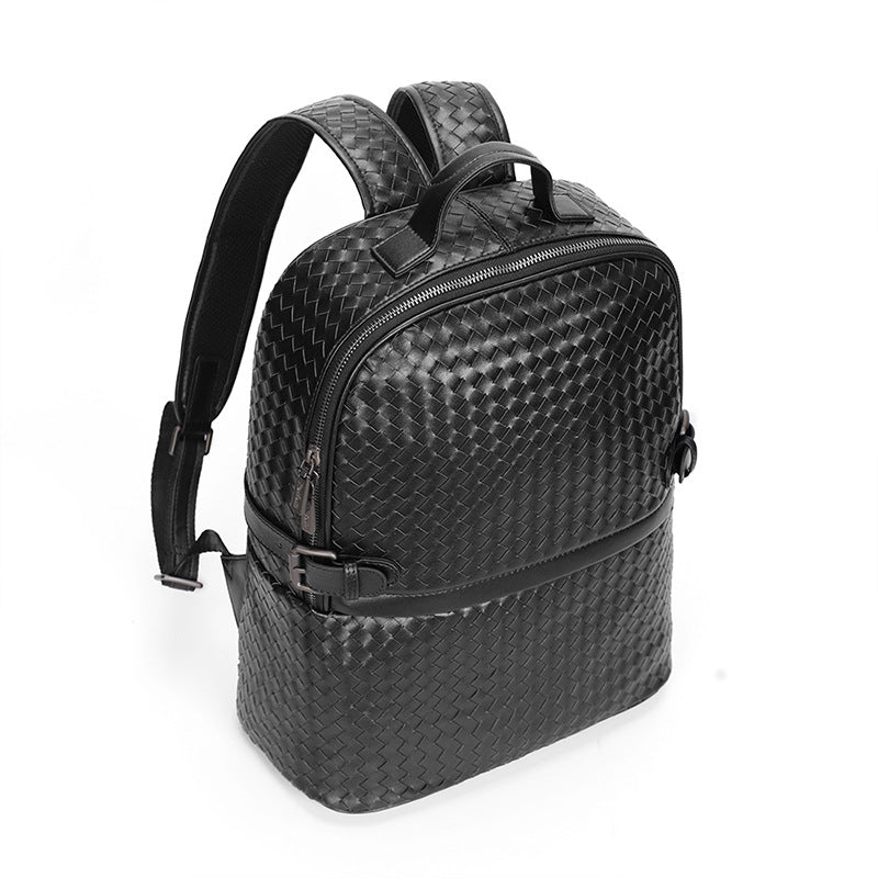 Braided Men&#39;s Backpacks Casual Large Capacity Travel