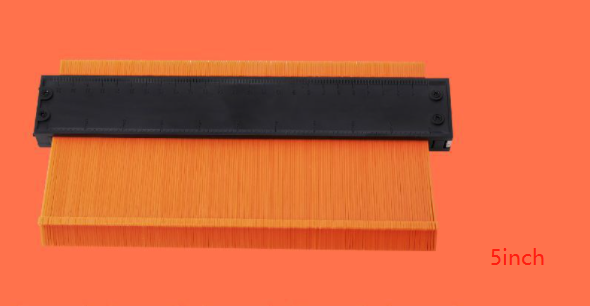 Encryption Widening Self-locking Contour Gauge Ruler
