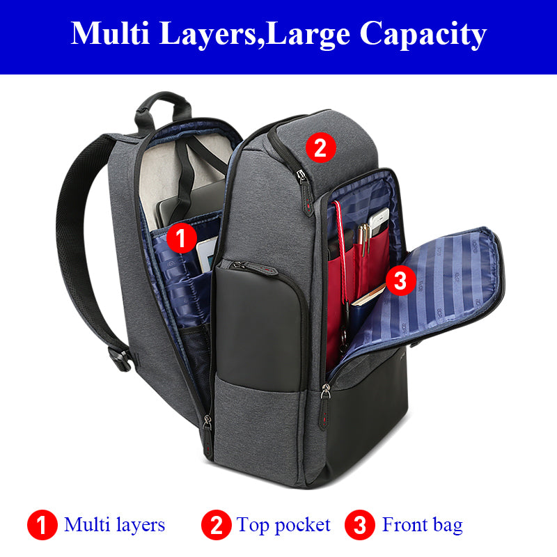 Business Men&#39;s Large Capacity Shoulder Travel Usb Men&#39;s Backpack