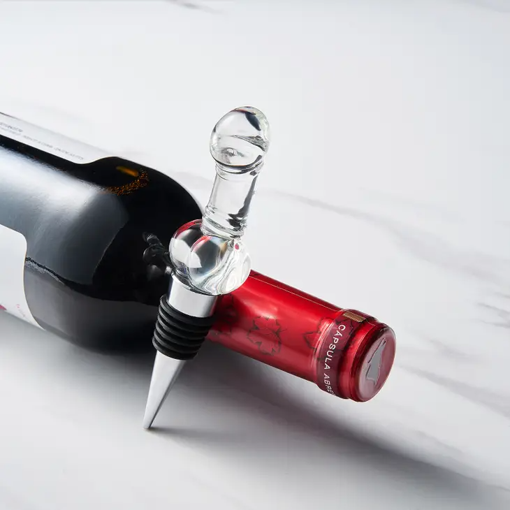 Unique Wine Bottle Stopper - Funny Wine Cork Beverage Bottle
