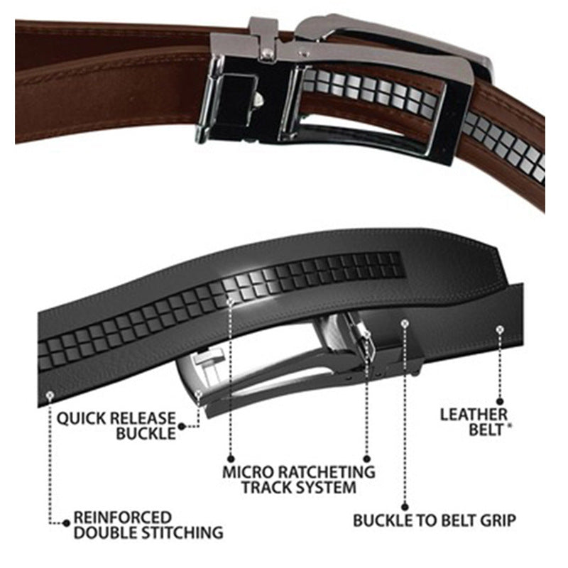 Men&#39;s leather belt