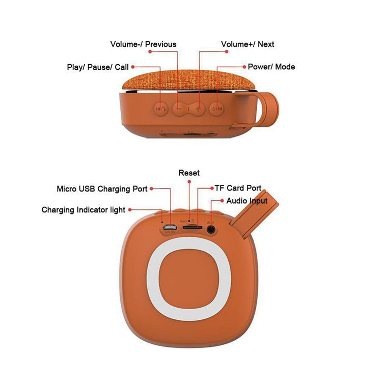 X25 Fabric Bluetooth Speaker Outdoor Portable