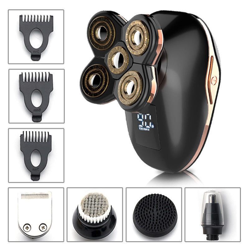 LCD digital display electric shaver