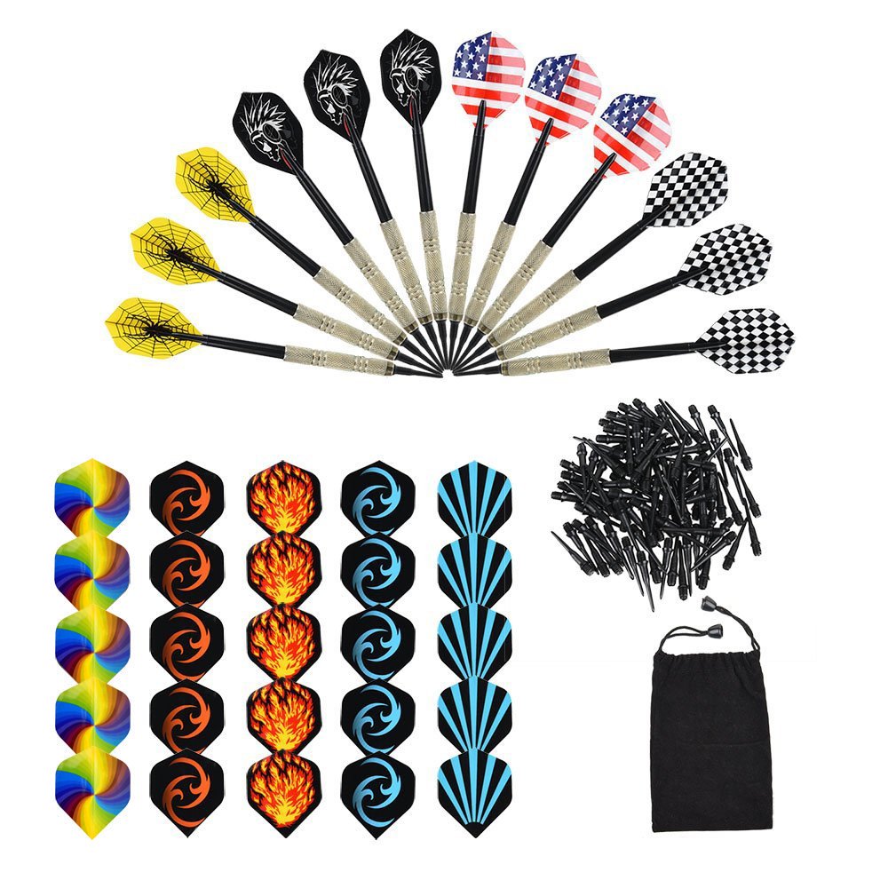 Darts 12 Pieces Darts Plastic Tip Set for Electronic Darts