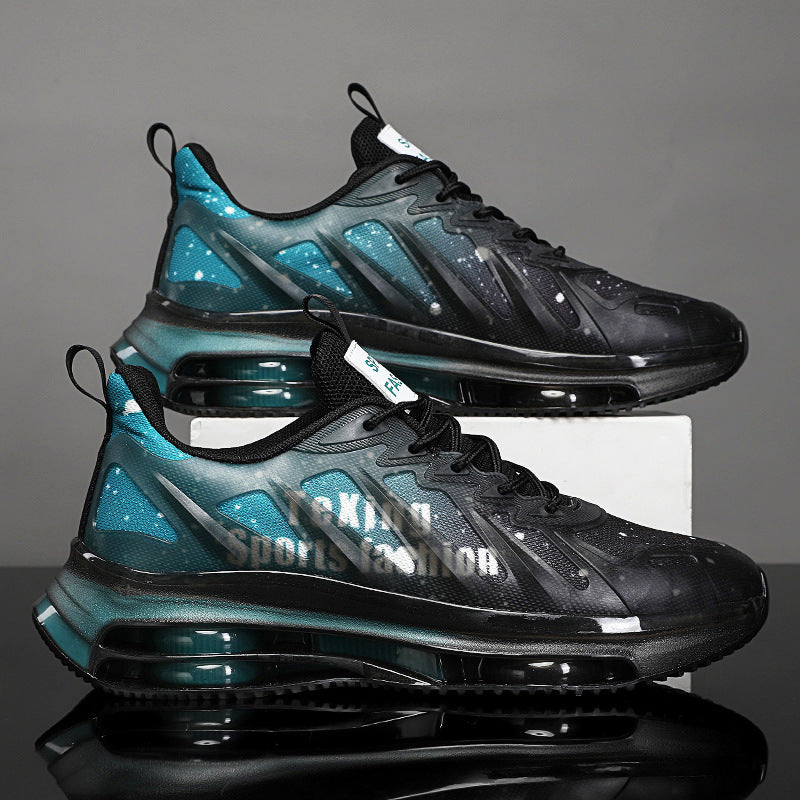 New Trendy All-match Sports And Leisure Running Men&#39;s Heightened Daddy Shoes